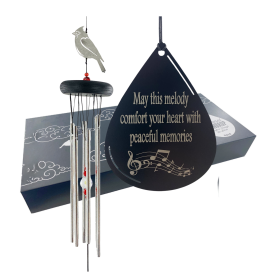 Memorial Wind Chime May this Comfort Your Heart 18 inch Outdoor Gift by Weathered Raindrop