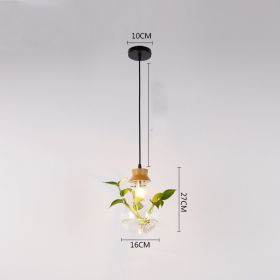 Bar Dining Room Glass Water Plant Aquarium Bedside Personality Chandelier