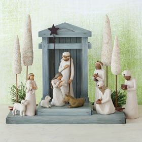 1pc, Nativity Figurine, Nativity Sculpted, Hand-Painted Nativity Figures, Holiday Decor, Christmas Decor, Wedding Decor, Holiday Gift, Christmas Gift,