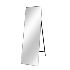 Silver 65 x 22 In Metal Stand full-length mirror
