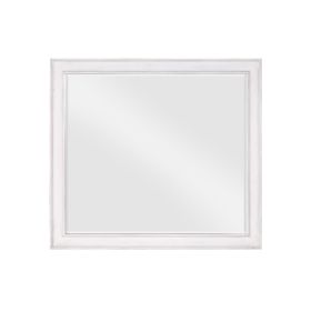 ACME Katia Mirror in Rustic Gray & White Finish BD00662