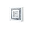 Noralie Accent Clock in Mirrored & Faux Diamonds 97817