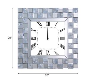 ACME Nasa Wall Clock in Mirrored 97398