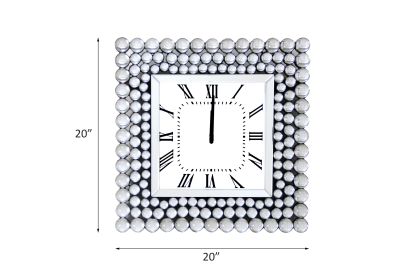 ACME Bione Wall Clock in Mirrored 97404