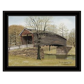 Trendy Decor 4U "The Old Humpback Bridge" Framed Wall Art, Modern Home Decor Framed Print for Living Room, Bedroom & Farmhouse Wall Decoration by Bill