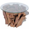 Coffee Table Solid Teak Driftwood 23.6"