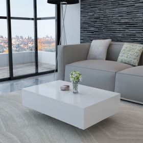 Coffee Table High Gloss White