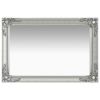 Wall Mirror Baroque Style 23.6"x15.7" Silver