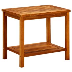 Coffee Table 19.7"x13.8"x17.7" Solid Acacia Wood