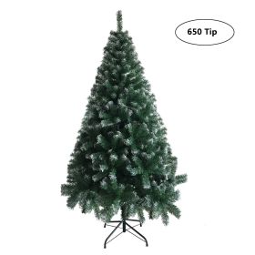 6FT Artificial Christmas Tree 650 Branches Xmas White Pine Tree with Solid Metal Legs Perfect for Indoor and Outdoor Holiday Decoration