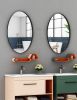 ONLY PICK UP Metal Oval Wall Mirror