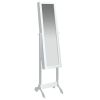 Free-Standing Mirror White 13.4"x14.6"x57.5"