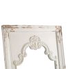 29" x 54" Distressed White Mirror with Solid Wood Frame, French Country Floor Mirror for Living Room Bedroom Entryway