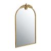 24" x 36" Arched Wall Mirror with Gold Metal Frame, Wall Mirror for Living Room Bedroom Hallway