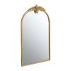 24" x 36" Arched Wall Mirror with Gold Metal Frame, Wall Mirror for Living Room Bedroom Hallway