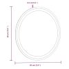 LED Bathroom Mirror 23.6" Round