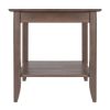 Santino Accent Table; Oyster Gray