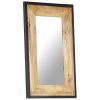 Mirror 31.5"x19.7" Solid Mango Wood