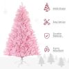 Pink Christmas Trees, with Auto Open, Steel Base, Wide Shape -AS