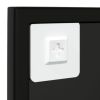 Wall Mirror Black 31.5"x23.6" Metal