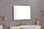 32x 24 Inch LED Mirror Bathroom Vanity Mirror with Back Light, Wall Mount Anti-Fog Memory Large Adjustable Vanity Mirror