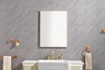 32x 24 Inch LED Mirror Bathroom Vanity Mirror with Back Light, Wall Mount Anti-Fog Memory Large Adjustable Vanity Mirror