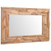 Decorative Mirror Teak 35.4"x23.6" Rectangular