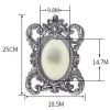 Resin 4x6 Retro Sculpture Photo Frame Classical Crafts Photo Frame Creative Picture Frame,Silver