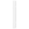 Mirror Jewelry Cabinet Wall Mounted White 11.8" x 3.3" x 26.4"