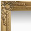 Wall Mirror Baroque Style 19.7"x31.5" Gold