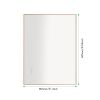 32x 24 Inch LED Mirror Bathroom Vanity Mirror with Back Light, Wall Mount Anti-Fog Memory Large Adjustable Vanity Mirror