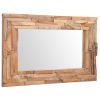 Decorative Mirror Teak 35.4"x23.6" Rectangular