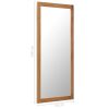 Mirror 19.6"x55.1" Solid Oak Wood