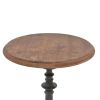 End Table Solid Fir Wood 15.7" x25.2" Brown