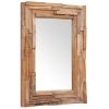 Decorative Mirror Teak 35.4"x23.6" Rectangular