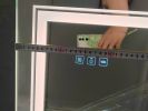 3672inch Bathroom LED mirror Anti- fog mirror with button