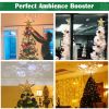 Christmas Tree Topper Golden Star pattern