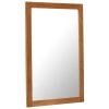 Mirror 23.6"x35.4" Solid Oak Wood