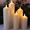 Candles with Timer;  Halloween Candles;  Battery Operated Candles;  LED Candles Set of 5 Decorative Home Decor Candle