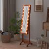 Free-Standing Mirror with LED 13.4"x14.6"x57.5"