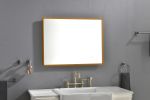 32x 24Inch LED Mirror Bathroom Vanity Mirror with Back Light, Wall Mount Anti-Fog Memory Large Adjustable Vanity Mirror