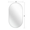 Silver 20*33IN Pill Shaped Mirror