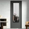 Black 47 x 14IN Door mirror