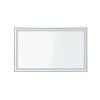 96in. W x48 in. H Framed LED Single Bathroom Vanity Mirror in Polished Crystal Bathroom Vanity LED Mirror with 3 Color Lights Mirror for Bathroom Wall