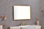 32x 24 Inch LED Mirror Bathroom Vanity Mirror with Back Light, Wall Mount Anti-Fog Memory Large Adjustable Vanity Mirror