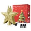 Christmas Tree Topper Golden Star pattern