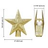 Christmas Tree Topper Golden Star pattern