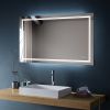 3672inch Bathroom LED mirror Anti- fog mirror with button