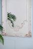 29" x 54" Distressed White Mirror with Solid Wood Frame, French Country Floor Mirror for Living Room Bedroom Entryway