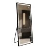 LED Mirror Full Length Mirror with Lights Wide Standing Tall Full Size Mirror for Bedroom Giant Full Body Mirror Large Floor Mirror with Lights Stand